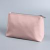 Bolsa de cosméticos de dos colores, ligera, de lujo, de gran capacidad, de cuero PU, para viaje, portátil, para lavado de manos, bolsa de cosméticos de producción en fábrica