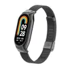 Adecuado para Correa Xiaomi Mi Band 11, Hebilla Milanesa, Caja Metálica de Acero Inoxidable, Xiaomi Mi Band 10/9/8/7