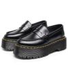 Epiden Cross-border Lefu Shoes Moda Feminina para o Trabalho Couro Genuíno Cano Baixo Sapatos Pequenos de Couro Sola Plataforma Moda Estudante Sola Grossa