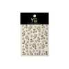 Yitu Calcomanías para Uñas con Flores Pequeñas de Doble Capa Estilo de Lujo Accesible Sencillo y Exquisito Calcomanías Decorativas Populares Yt5676