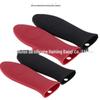 Conjunto de alças de panela de silicone espessado para ponto conjunto de alças de panela com isolamento térmico conjunto de alças macias de silicone espessado tamanho pode ser selecionado
