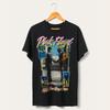 Verano Nuevo Pink Floyd Pink Floyd 1977 Vintage Clásico Camiseta de Manga Corta para Hombre de Motociclista