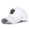 Gorra de Béisbol de Tapa Dura Bordada con Escudo, Estilo Sándwich, Todas las Estaciones de Primavera y Otoño, Versátil, Sombrero para el Sol para Hombres y Mujeres, Transfronterizo