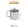 Copo de Café de Aço Inoxidável 304 Estilo Europeu Camada Dupla Anti-Escaldante Copo para Chá com Leite Caneca Conjunto Xícara e Pires para Chá da Tarde Personalização