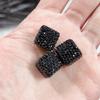 Bola de diamante incrustada con cuentas de cristal de pedrería, cuentas con agujero, cuentas espaciadoras, hechas a mano, material para colgante de pulsera de mano, accesorios de joyería DIY al por mayor