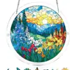 Adornos Acrílicos Navideños en Forma de D Más Vendidos Transfronterizos con Elementos Festivos, Decoraciones de Escritorio, Regalos Creativos y Pequeños Adornos para Mejorar el Ambiente