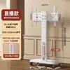 Soporte de TV de Piso para Todas las Marcas, Móvil, Giratorio 90 Grados, Soporte para Transmisión en Vivo en Casa, Conferencias, Soporte de TV