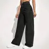 2026 Moda de Verano Transfronteriza para Mujer Estilo Americano Tendencia Calle Jeans Versátil Holgado Pantalones Largos En Stock