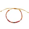Explosiones Transfronterizas Europeas y Americanas Pulsera Tejida de Tela de Algodón y Lino Bohemio Color de Protección Ambiental Combinación con Todo Cuerda de Mano de la Amistad