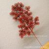 29 Decoração de pinho de boas-vindas de bordo vermelho folha de bordo simulada garra de galinha Bordo Bordo beleza pinho super realista