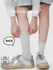 Meias Novas Femininas Primavera e Verão, Meias Finas com Borda Enrolada, Meias Versáteis de Renda Cor Sólida Meia-Perna, Meias Sem Costura, Estilo Ins Coreano
