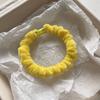 Diadema de terciopelo dorado europea y americana transfronteriza Simple básica moda alta elástica cuerda para el cabello Amazon venta caliente banda de goma accesorios para el cabello para mujeres