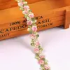 Borda de Renda Multicolorida com Flores Pequenas, Vestido para Menina Estilo Chinês, Acessórios DIY Feitos à Mão, Suporta Comércio Exterior e Dropshipping