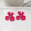 Brincos de flores Coreia do Sul temperamento personalizado temperamento online brincos de celebridades brincos personalizados brincos simples Fábrica feminina atacado