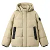 Nuevo modelo 2026 chaqueta acolchada unisex de plumón de pato, chaqueta acolchada para trabajo al aire libre, engrosada para invierno, estilo de pareja, a prueba de viento