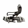 Pie prensatelas de cuatro hilos para máquina overlock 798, Pie prensatelas de rodillo C4 para máquina overlock EX, Base de placa de pie prensatelas de plástico para máquina de coser 900 para overlocking