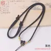 Cuerda para Colgante Nudo de Hueso de Durazno Tejida a Mano Cuerda para Colgante de Jade DIY Hebilla de Seguridad Estilo Étnico Cuerda para Colgar en el Cuello Venta al por Mayor