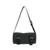 Bolso de Hombro Único para Hombre, Bolso Cuadros de Marca Japonesa de Moda, Bolso Cruzado Cilíndrico Casual para Mujer, Mochila Simple Deportiva para Ciclismo