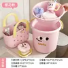 Juego de lavabo y cubo para dormitorio con asa, cubo de lavado y almacenamiento para dormitorio estudiantil, cubo de plástico portátil para el hogar para bañarse
