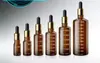 Frasco Conta-gotas de Óleo Essencial Marrom com Escala, Frasco Amostra Cosmética Portátil Vazio, Frasco Roll-on, Frasco de Óleo Essencial com Escala no Corpo do Frasco