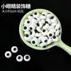 Decoraciones para Pasteles de Halloween 2025 Estilo Gótico Oscuro Calavera Rostro Fantasma Ojos Perlas de Azúcar Decoración Enchufe