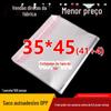 Personalizado OPP autoadesivo transparente saco de embalagem de roupas saco de plástico personalizado auto-selante fabricantes atacado 35 * 45