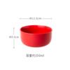 Nordic Matte Underglaze Color Household Rice Bowl Thicked Anti-scalding Noodle Bowl Creative Salad Bowl Soup Bowl Atacado Spot