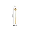 Cuchara de flor cuchara de acero inoxidable flor mango largo cuchara para mezclar forma de flor linda cuchara para helado café cuchara de regalo