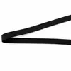 Elástico Liso de Nylon 1cm, Preto e Branco em Estoque, Fabricante de Elástico para Alça de Sutiã de Alta Elasticidade