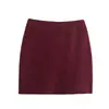 Conjunto de chaqueta de punto simple ajustada y minifalda, superventas europeo y americano transfronterizo en AliExpress, venta al por mayor de comercio exterior, en stock