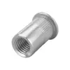 Tuerca remachable de cabeza plana con nervaduras verticales de acero inoxidable 316 Rosca interior estándar nacional Tapa de tornillo remachable m4m5m6m8m10m12