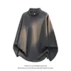 Otoño Invierno 2026 Nuevo Hombre Talla Grande Polar Alemán Cálido Cuello Medio Alto Manga Larga Camiseta Capa Base Top para Hombre