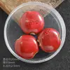 Cuentas Sueltas Cerámicas Serie Roja, Cuentas Redondas Planas Grandes de Porcelana con Esmalte de Flor Roja, Colgantes para Collares, Accesorios para Joyería DIY, Suministro del Fabricante