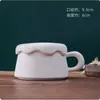 Tazas de Cerámica Lisa de Jingdezhen para Cerámica DIY, Tazas de Arcilla Blanca de Color Bajo Esmalte para Pintura a Mano, Tazas en Blanco de Arcilla Blanca Alta