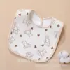 Babero impermeable babero toalla para saliva de bebé algodón puro clase a recién nacido tesoro para hombres y mujeres gasa de seis capas al por mayor productos para madres y bebés