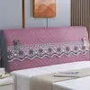 Nueva Funda Acolchada para Mesita de Noche Todo Incluido Elástica Suave Tela Tipo Bolsa Funda para Mesita de Noche Estilo Europeo Tablero de Madera Cojín Anticolisión Funda Antipolvo