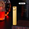 Nova roda de amolar chama oblíqua compacta portátil clássica elegante chama aberta personalidade isqueiro inflável fabricantes atacado