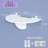 Soporte de Pared con Estante para Router, Soporte de Pared para Proyector, Estante para Decodificador, Divisor Amplio, Resistente a la Carga, Sin Taladro, Soporte de Mesita de Noche