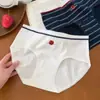 Liquidação 9712 Cofre "Maçã" de Menina Doce Roupa Íntima Feminina Classe A Calcinhas Femininas Feitas de Algodão de Xinjiang, Algodão Puro, Comprimento Estendido.