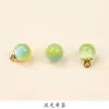 Botones Qipao Imitación Jade Río Estelar Luz Fluyente Perlas Nuevo Traje Tang Chino Hanfu Botones Decorativos Accesorios de Ropa DIY