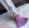 Accesorios para Joyería DIY Nudo Chino Colgante para Coche Conjunto Combinación Seda de Hielo Luminoso Doble Borla Colgante de Cintura