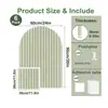 Pegatinas de Pared de Fieltro Rayado Arqueado en Stock de Fábrica Transfronteriza Decoración de Pared para el Hogar Pizarra Creativa Autoadhesivas sin Taladro