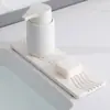Amazon Transfronterizo Esterilla Secadora Absorbente de Agua de Tierra de Diatomeas Estante de Almacenamiento para Fregadero Posavasos Drenante Baño Estante de Secado Rápido para Fregadero
