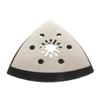 Disco Adesivo de Lixa Triangular 93mm com 6 Furos Disco de Polimento Multiuso Pad de Lixa Triangular Multiuso de Aço Inoxidável Disco de Polimento