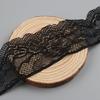 Tela de encaje no elástico, encaje hueco, vestido de moda, accesorios de cuello para niños