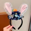 Linda Diadema de Peluche para Mujer, Nuevo Estilo de Dibujos Animados 2026, Adorable Pinza de Pelo Diadema, Accesorio para Fotos de Viaje, Versátil