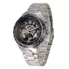 Ganador Europeo y Americano Moda Personalizada para Hombre Reloj Mecánico Automático Hueco de Acero Completo Venta al por Mayor