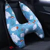 Almohada para Coche para Prevenir Tensión en el Cuello, Reposacabezas de Coche de Dibujos Animados Lindo, Almohada de Soporte para el Cuello, Reposacabezas de Coche para Niños, Gadget para Dormir en el Asiento Trasero