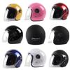 Capacete não de motocicleta carro elétrico outono e inverno quente meio capacete feminino masculino carro a bateria capacete de segurança atacado universal quatro estações