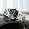 2026 Nuevo Elegante y de Alta Gama Hebilla Negocios Casual Dual Calendario Luminoso Reloj de Cuarzo para Hombres